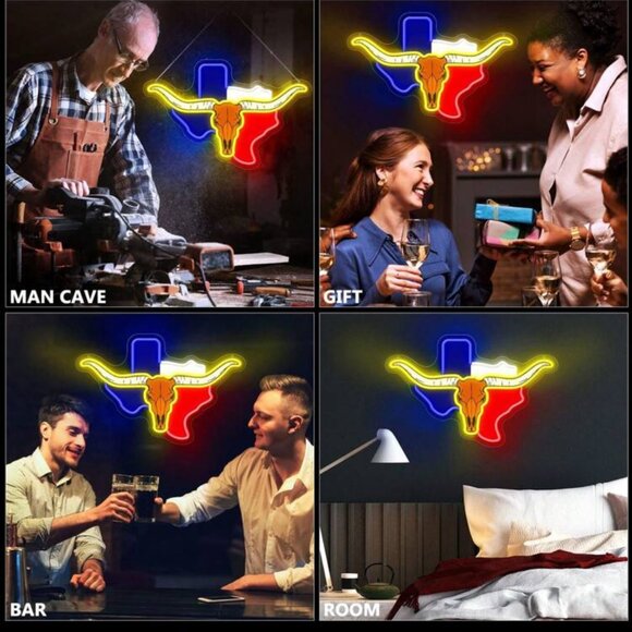 STATE OF TEXAS NEON LED SIGN - Picture 4 of 5